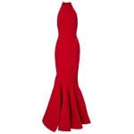 Solace London The Kerra Maxi Dress in Crimson Red | Maxi Dresses | Luxury Shoes 