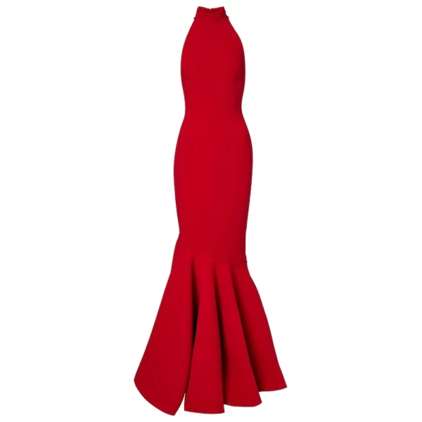 Solace London The Kerra Maxi Dress in Crimson Red | Maxi Dresses | Luxury Shoes 