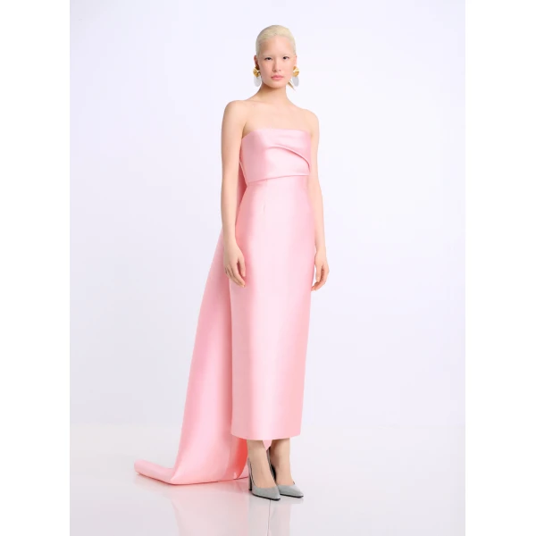 Solace London The Kiki Midaxi Dress in Camellia Pink
