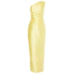 Solace London The Kira Maxi Dress in Lemon | Maxi Dresses | Luxury Shoes 