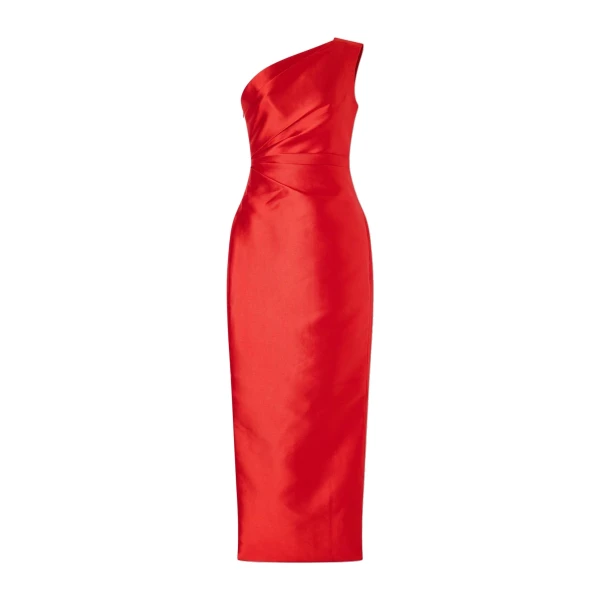 Solace London The Kira Maxi Dress in Red | Maxi Dresses | Luxury Shoes 