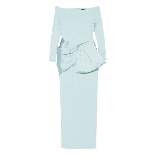 Solace London The Kori Maxi Dress in Arctic Blue | Maxi Dresses | Luxury Shoes 