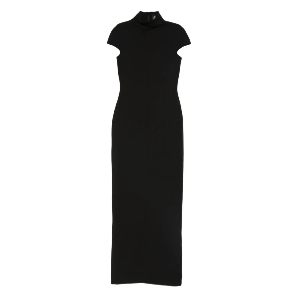 Solace London The Lang Maxi Dress in Black | Maxi Dresses | Luxury Shoes 