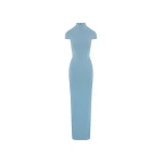 Solace London The Lang Maxi Dress in Slate Blue | Maxi Dresses | Luxury Shoes 