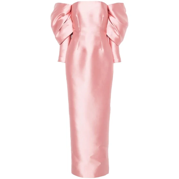 The Laylah Maxi Dress in Putty Pink