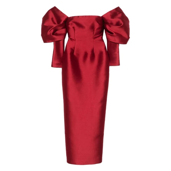 Solace London The Laylah Maxi Dress in Ruby | Maxi Dresses | Luxury Shoes 