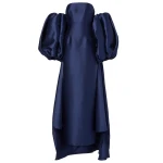 Solace London The Lea Maxi Dress in Navy | Maxi Dresses | Luxury Shoes 