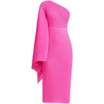 Solace London The Lenna Midi Dress in Hot Pink | Midi Dresses | Luxury Shoes 