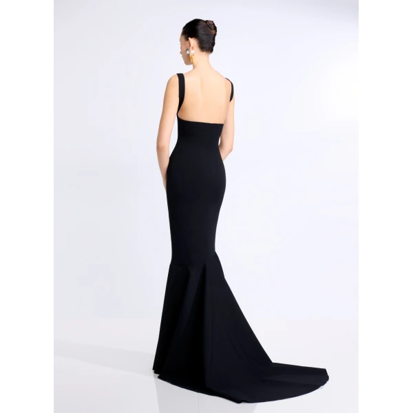 Solace London The Lottie Maxi Dress in Black