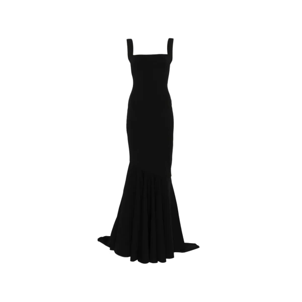 Solace London The Lottie Maxi Dress in Black | Maxi Dresses | Luxury Shoes 