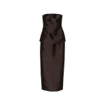 Solace London The Lucille Maxi Dress in Chesnut | Maxi Dresses | Luxury Shoes 