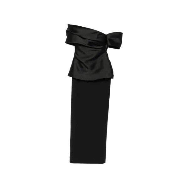 Solace London The Lucine Maxi Dress in Black | Maxi Dresses | Luxury Shoes 
