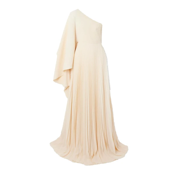 Solace London The Maci Maxi Dress in Alabaster | Maxi Dresses | Luxury Shoes 