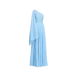 Solace London The Maci Maxi Dress in Soft Blue | Maxi Dresses | Luxury Shoes 