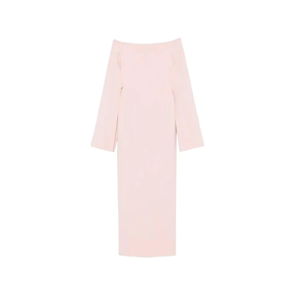 Solace London The Marcella Maxi Dress in Pale Pink | Maxi Dresses | Luxury Shoes 