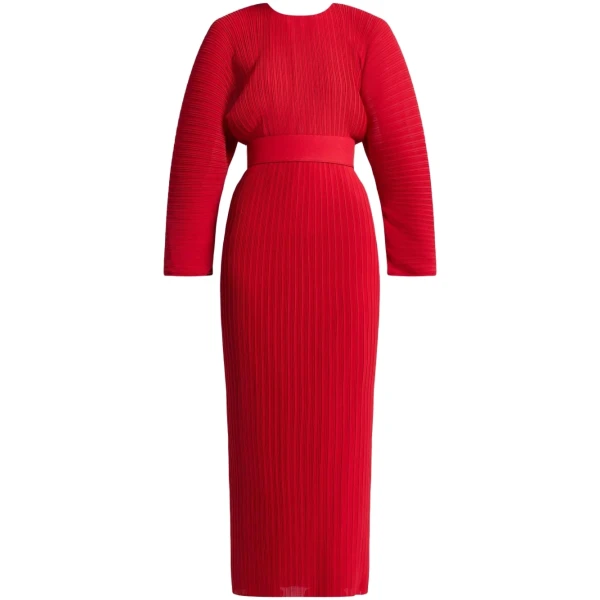 Solace London The Mirabelle Maxi Dress in Ruby | Maxi Dresses | Luxury Shoes 