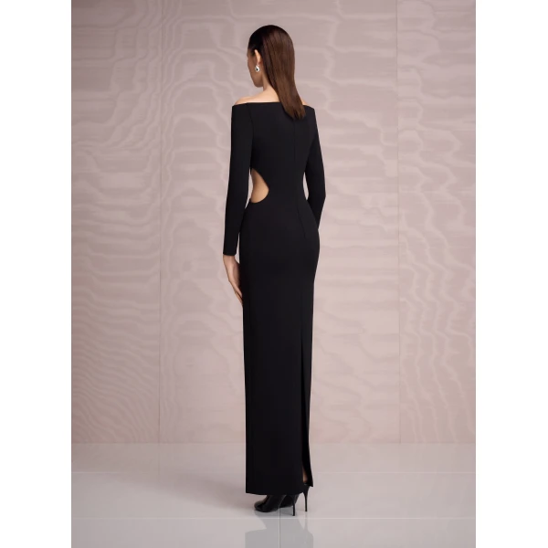 Solace London The Mircea Maxi Dress in Black