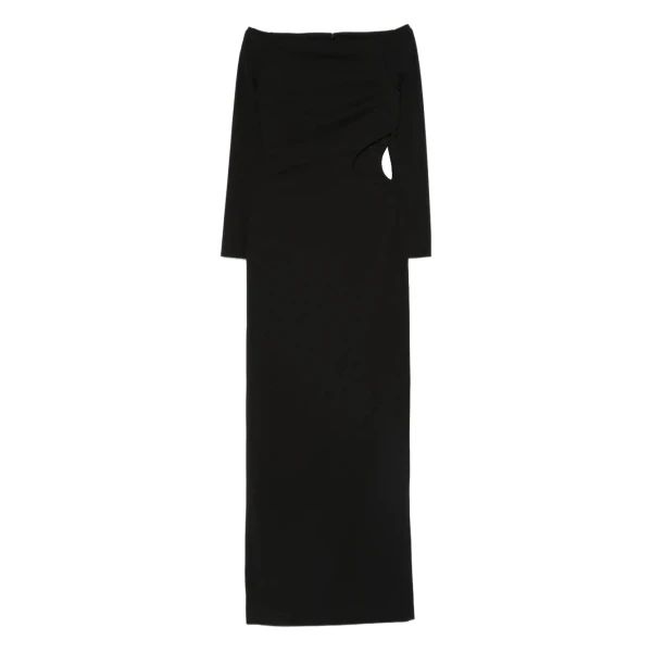Solace London The Mircea Maxi Dress in Black | Maxi Dresses | Luxury Shoes 