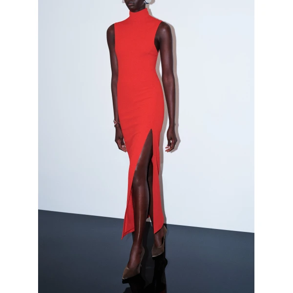 Solace London The Nanette Maxi Dress in Red