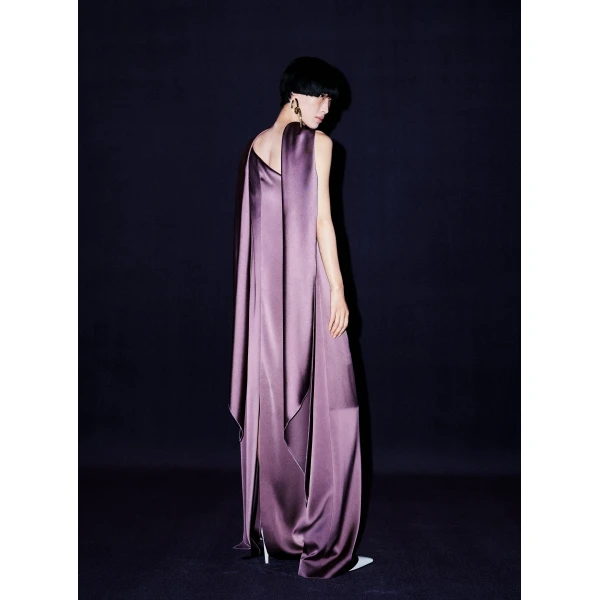 Solace London The Newman Maxi Dress in Acai