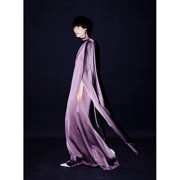 Solace London The Newman Maxi Dress in Acai