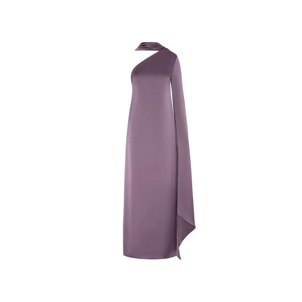 Solace London The Newman Maxi Dress in Acai | Maxi Dresses | Luxury Shoes 