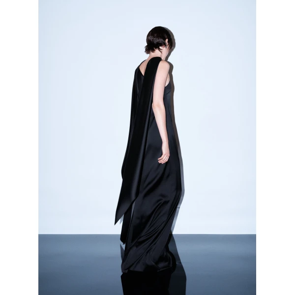 Solace London The Newman Maxi Dress in Black