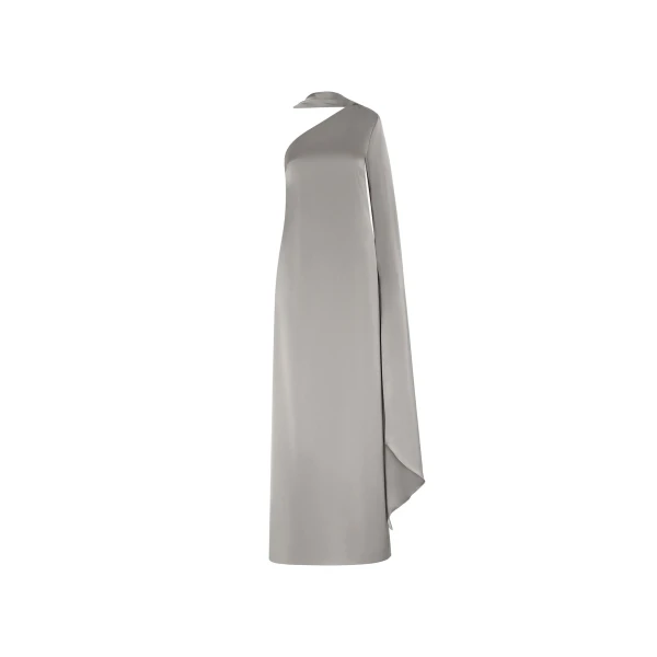 Solace London The Newman Maxi Dress in Pewter | Maxi Dresses | Luxury Shoes 