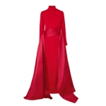 Solace London The Olivia Maxi Dress in Crimson Red | Maxi Dresses | Luxury Shoes 