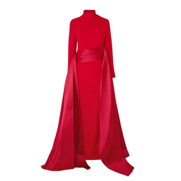 Solace London The Olivia Maxi Dress in Crimson Red | Maxi Dresses | Luxury Shoes 