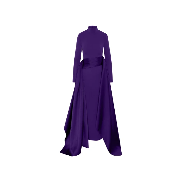 Solace London The Olivia Maxi Dress in Deep Orchid | Maxi Dresses | Luxury Shoes 
