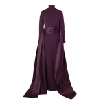 Solace London The Olivia Maxi Dress in Plum | Maxi Dresses | Luxury Shoes 