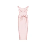 Solace London The Pieta Maxi Dress in Pale Pink | Maxi Dresses | Luxury Shoes 