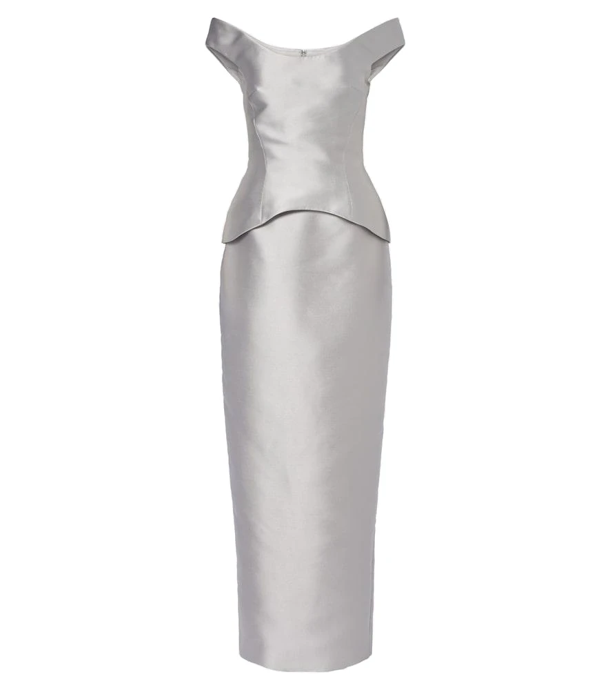 Solace London The Pieta Maxi Dress in Platinum Solace London The Pieta Maxi Dress in Platinum | Maxi Dresses | Luxury Shoes