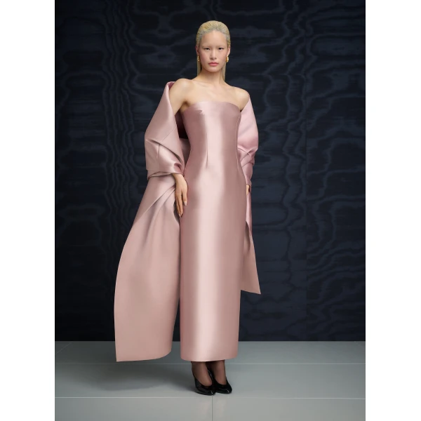 Solace London The Renee Midaxi Dress in Oyster