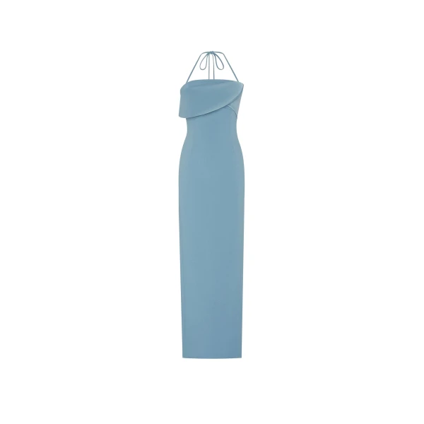 The Reynolds Maxi Dress in Slate Blue