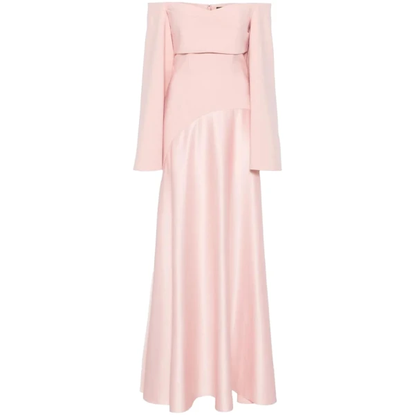 Solace London The Rina Maxi Dress in Camellia Pink | Maxi Dresses | Luxury Shoes 
