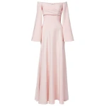 Solace London The Rina Maxi Dress in Putty Pink | Maxi Dresses | Luxury Shoes 