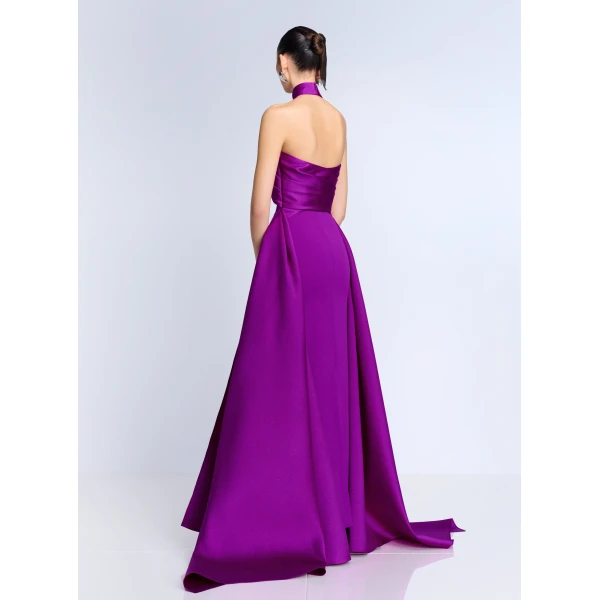 Solace London The Rumi Maxi Dress in Allium Purple