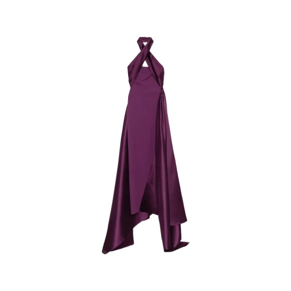 Solace London The Rumi Maxi Dress in Allium Purple | Maxi Dresses | Luxury Shoes 