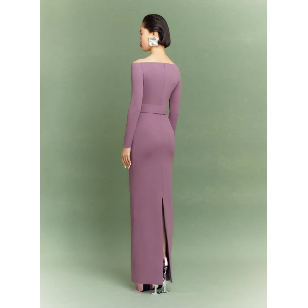 Solace London The Sabina Maxi Dress in Acai