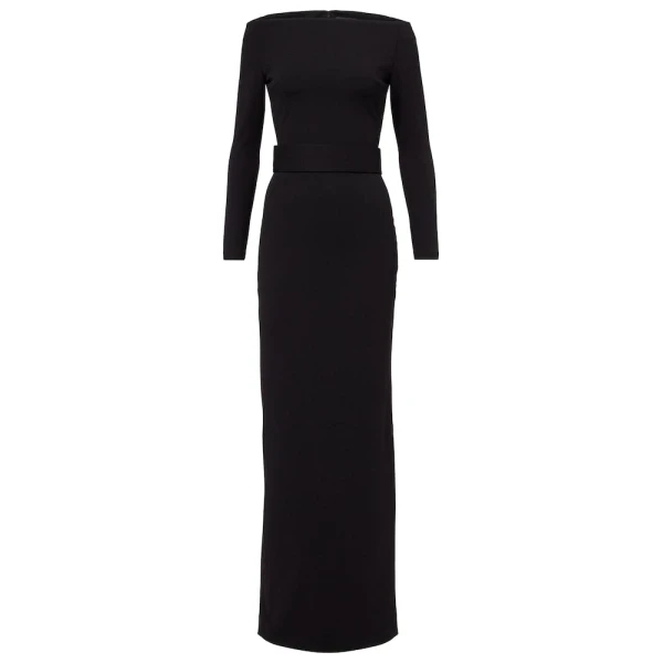 The Sabina Maxi Dress in Black