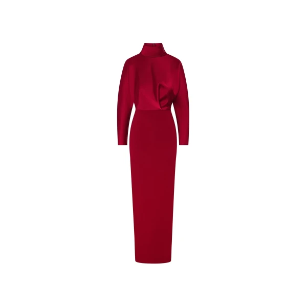 Solace London The Sedgewick Maxi Dress in Ruby | Maxi Dresses | Luxury Shoes 