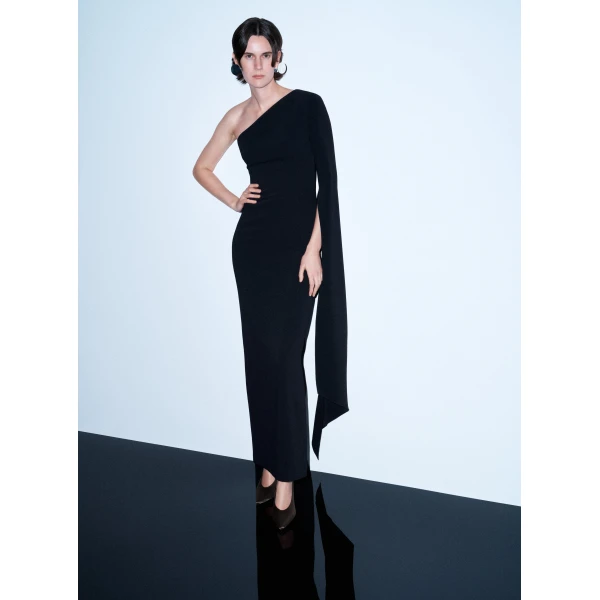 Solace London The Seldon Maxi Dress in Black