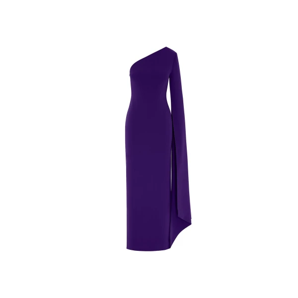The Seldon Maxi Dress in Deep Orchid