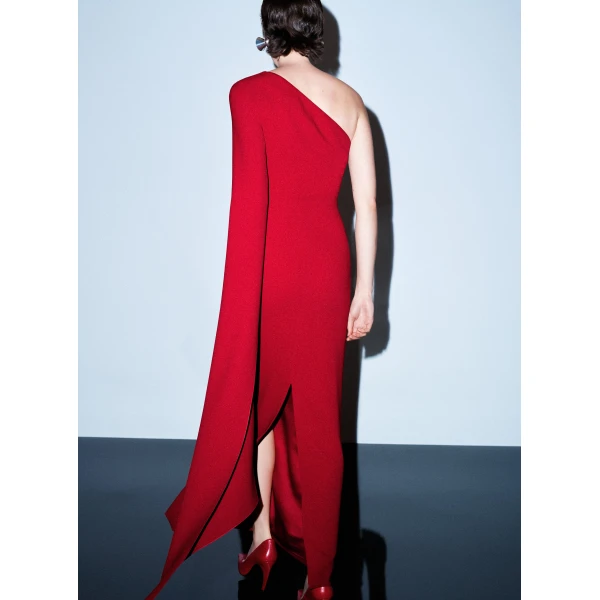 Solace London The Seldon Maxi Dress in Ruby