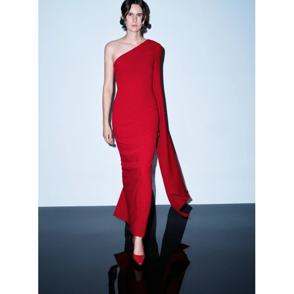 Solace London The Seldon Maxi Dress in Ruby