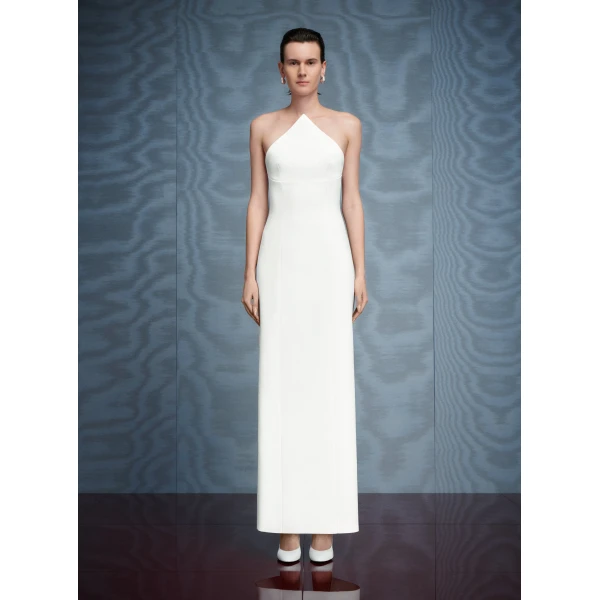 Solace London The Senna Maxi Dress in Cream