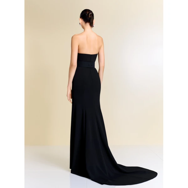 Solace London The Seraphina Maxi Dress in Black