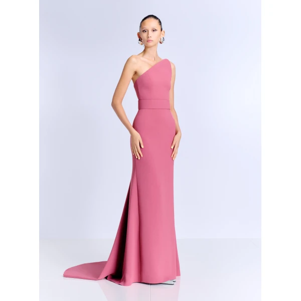 Solace London The Seraphina Maxi Dress in Dark Rose